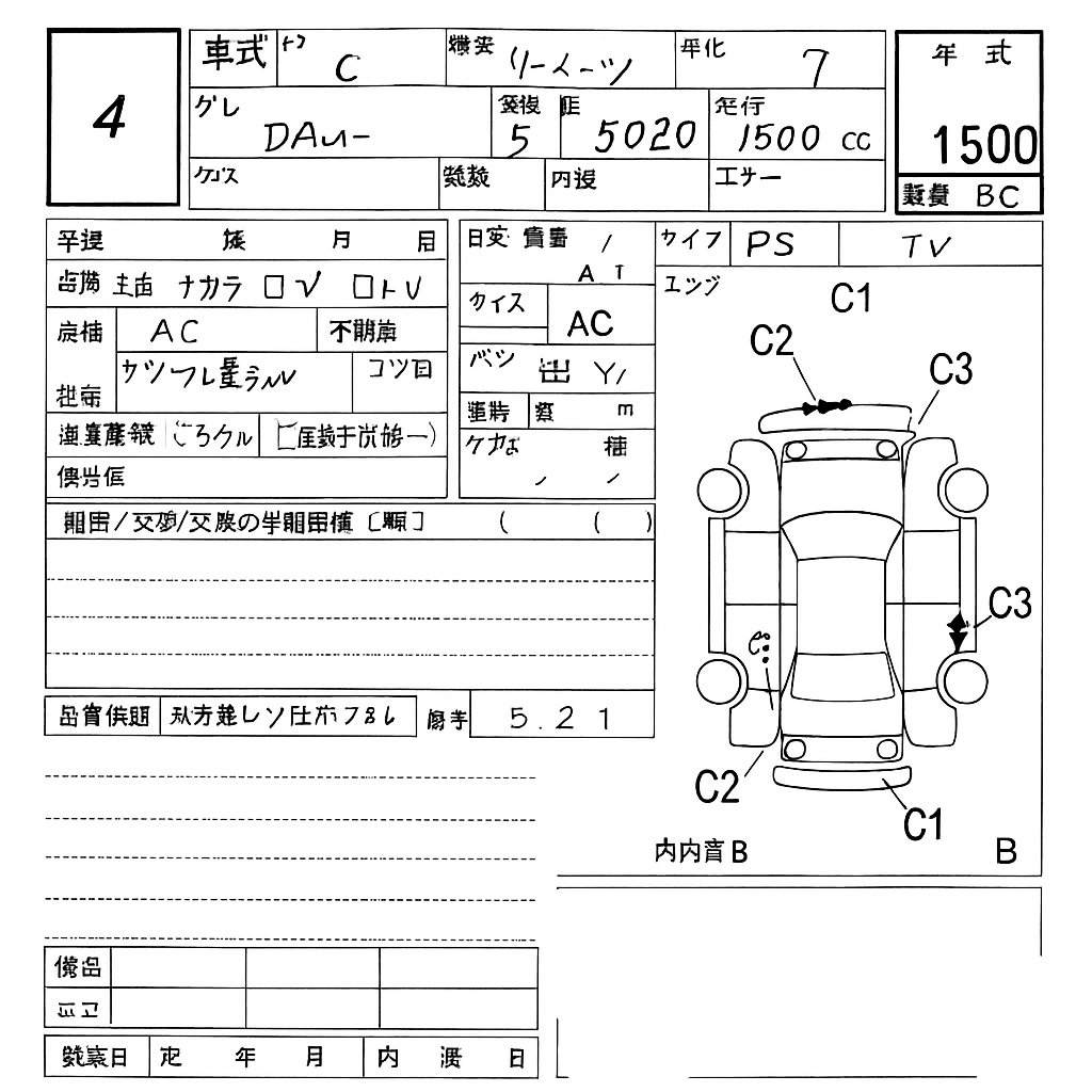 it have information about C1,C2 and C3 corrosion.